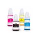 Pack 4 Botellas de Tinta Canon GI-190 (Negro, Cian, Magenta, Amarillo)
