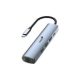 Hub Genius UH-545 USB-C 5 en 1 con Red Gigabit
