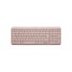 Teclado Bluetooth Logitech K250 Rosa