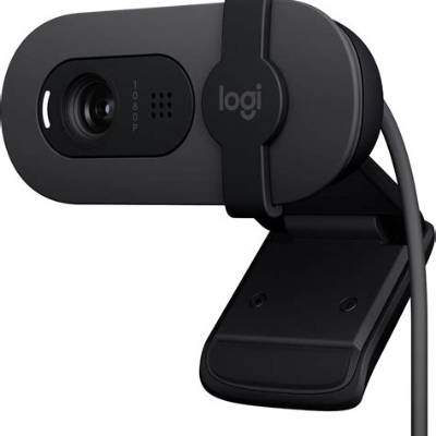Cámara Web Logitech Brio 105 Full HD para Empresas (Grafito)