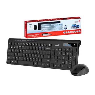 Combo Teclado y Mouse Inalámbrico Genius SlimStar 850 Bluetooth + 2.4 GHz con Tecla Copilot