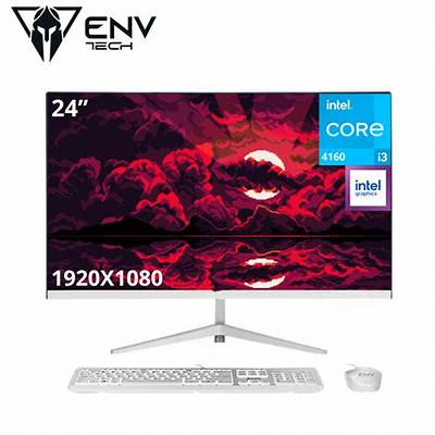 All in One ENV Core i3-4160 8GB 256GB SSD 23.8" FHD Blanco