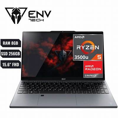 Laptop ENV Elite AMD Ryzen 5 3500U 8 GB 256 GB SSD 15.6"