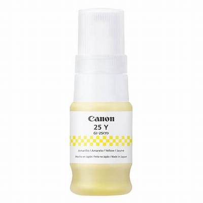 Botella de Tinta Canon GI-25 Amarillo