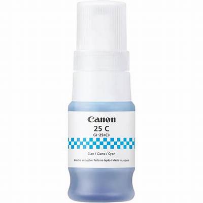 Botella de Tinta Canon GI-25 Cian