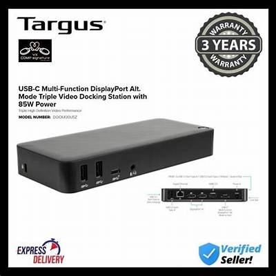 Docking Station Targus USB-C Multifunción DisplayPort 85W (DOCK430USZ)