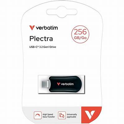 Memoria USB-C Verbatim Plectra 256GB Negra