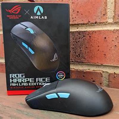 Mouse Gaming Inalámbrico ASUS ROG Harpe Ace Aim Lab Edition Negro