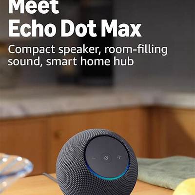 Parlante Inteligente Amazon Echo Dot Max con Alexa Graphite