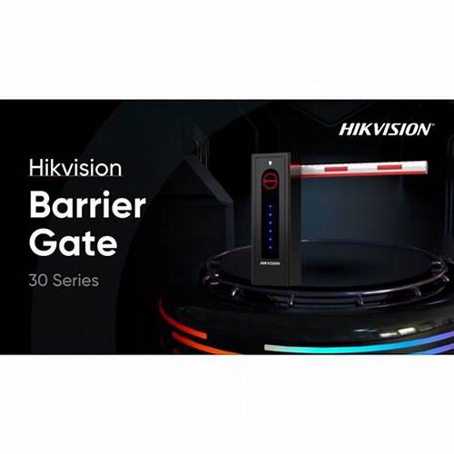 Par de Barreras Vehiculares Hikvision DS-TMG300: 1 Iluminada LED de 4 Metros + 1 Retráctil de 2 a 4 Metros