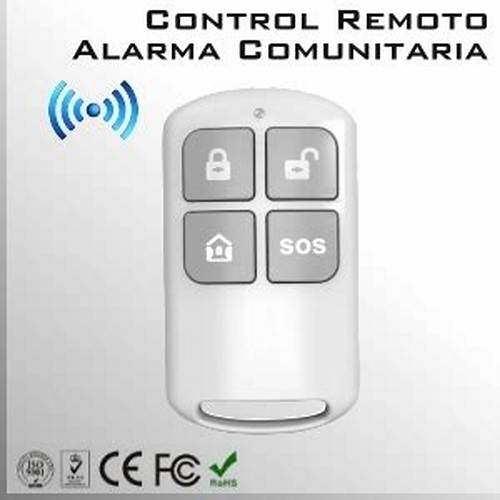 Control Remoto para Alarma Comunitaria Alcance 100 Metros