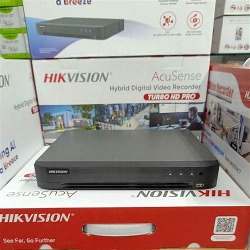 DVR Hikvision AcuSense Híbrido 5MP de 4 Canales