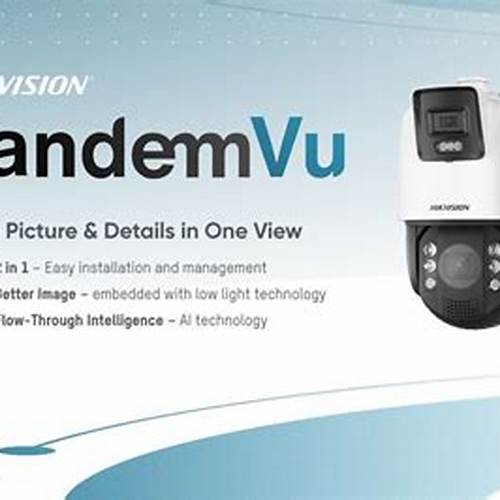 Cámara PTZ Hikvision TandemVu 6MP + 4MP con Zoom Óptico 25X