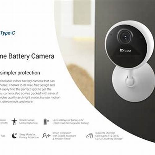Cámara Wi-Fi EZVIZ CB1 Recargable con Batería