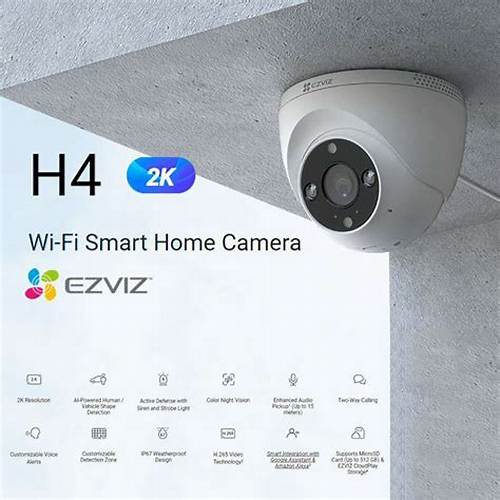 Cámara Wi-Fi EZVIZ H4 Interior/Exterior
