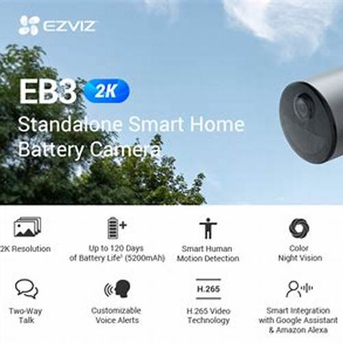 Cámara Wi-Fi EZVIZ EB3 con Batería