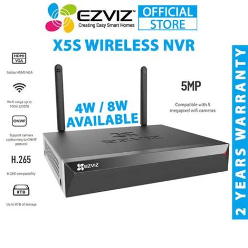 NVR Inalámbrico EZVIZ X5S de 8 Canales