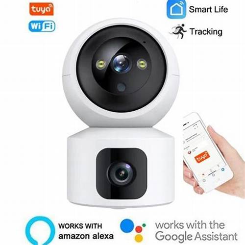 Cámara Wi-Fi Tuya E11 Interior Doble Lente