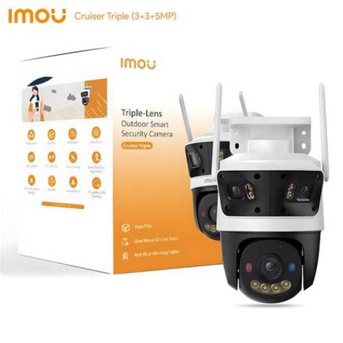 Cámara Wi-Fi IMOU Cruiser Triple 11MP Exterior