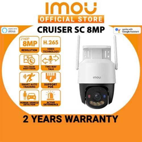 Cámara IMOU Cruiser 360° 8MP Wi-Fi/PoE Exterior