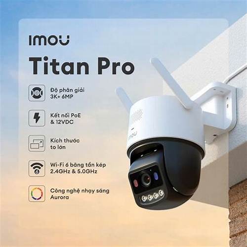 Cámara Wi-Fi IMOU Titan Pro 360° 6MP