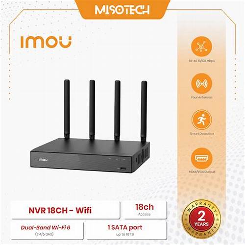 NVR Wi-Fi IMOU de 18 Canales