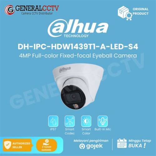 Cámara IP Dahua HDW1439T1-A-LED (Liquidación)