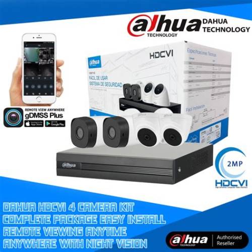 Kit Dahua Cooper 1080p de 2 Cámaras con Audio