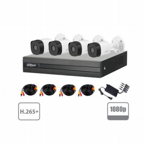 Kit Dahua Cooper 1080p de 4 Cámaras con Audio