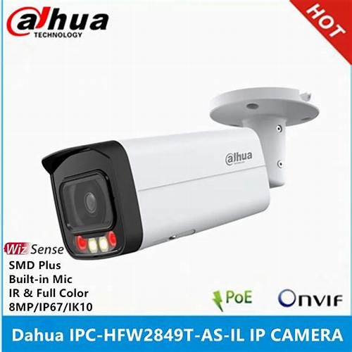 Cámara IP Dahua Tubo 8MP HFW2849T-AS-IL